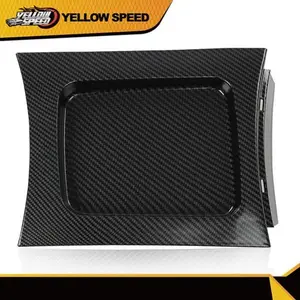 Fit For 2011-17 Dodge Charger Shifter Console Tray Bezel Carbon Style 1RN52AAAAC