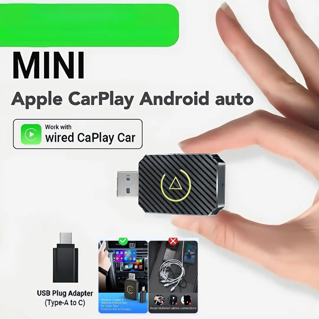 LASATE Wireless CarPlay with USB 2019 Factory Wired for iPhone/iPod Touch Compatible with 800+ factory wire Cars gadgets USB to USB Cable Included