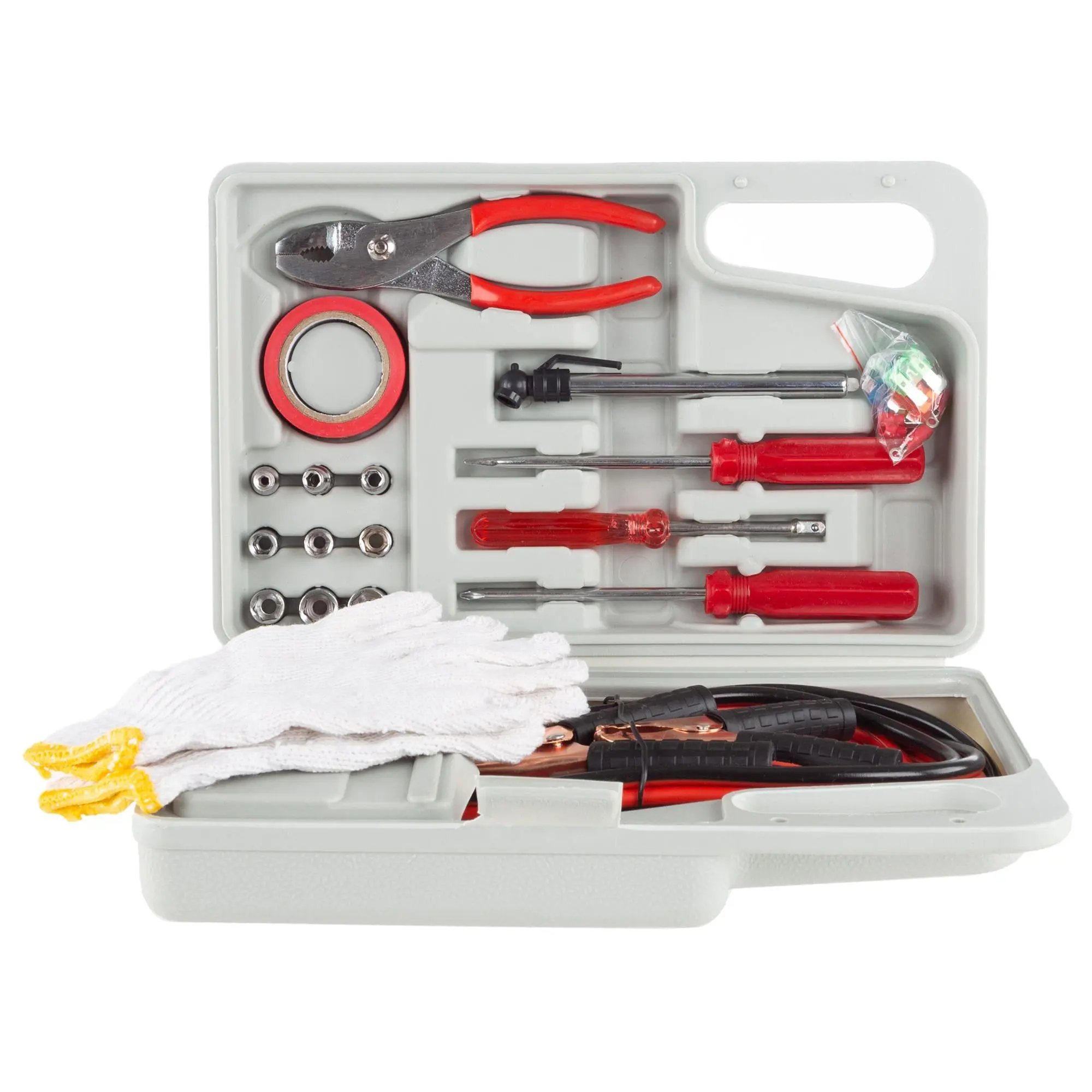 Stalwart Roadside Emergency Car Kit 30-PC RoadTrip Essentials Stalwart Roadside Emergency Car Kit 30-PC RoadTrip Essentials