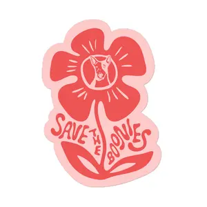 Pink Flower Sticker