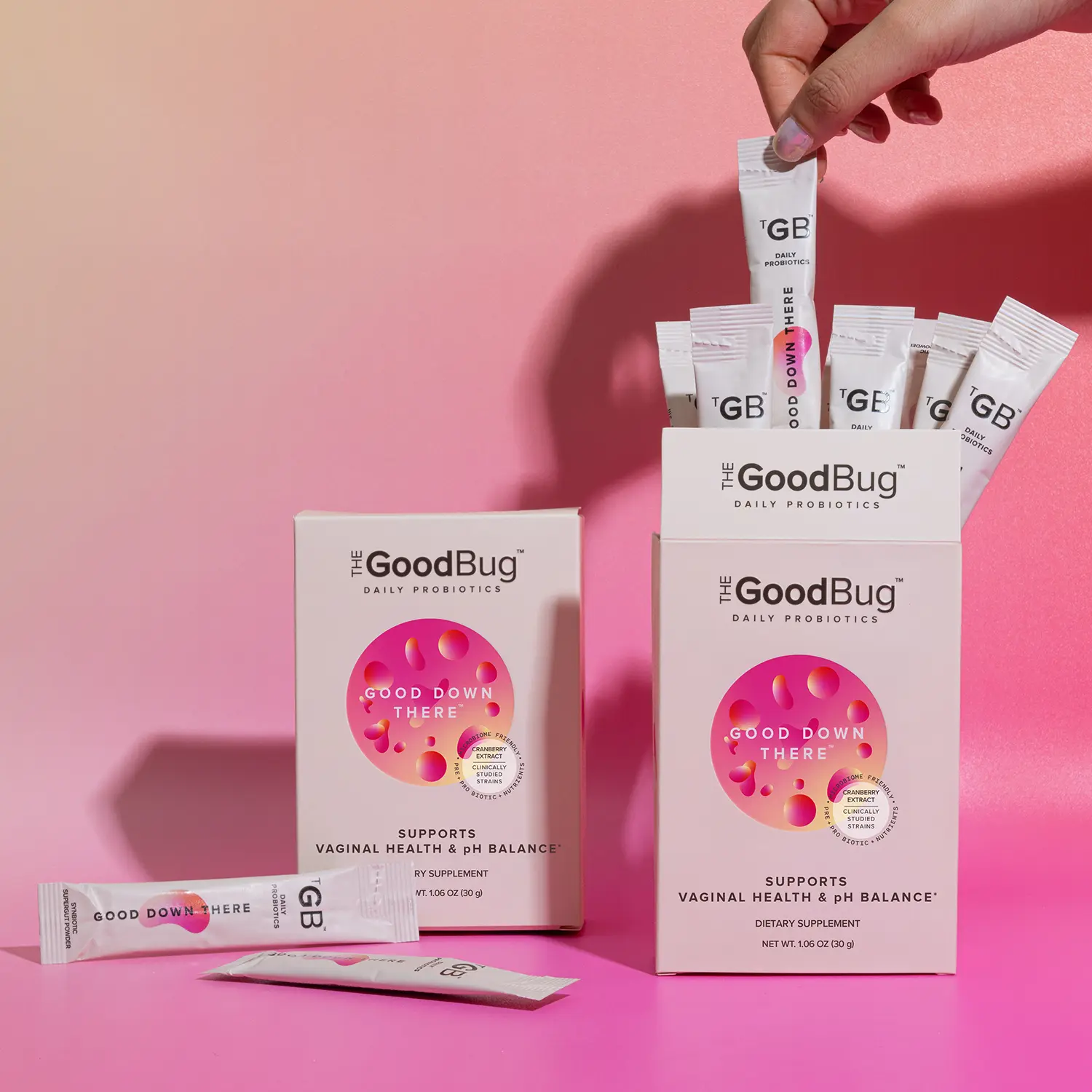 Good Down There | Supports Vaginal Health, Women's Probiotic Powder Sticks, Women's Intimate Health Support Supplement, Stick