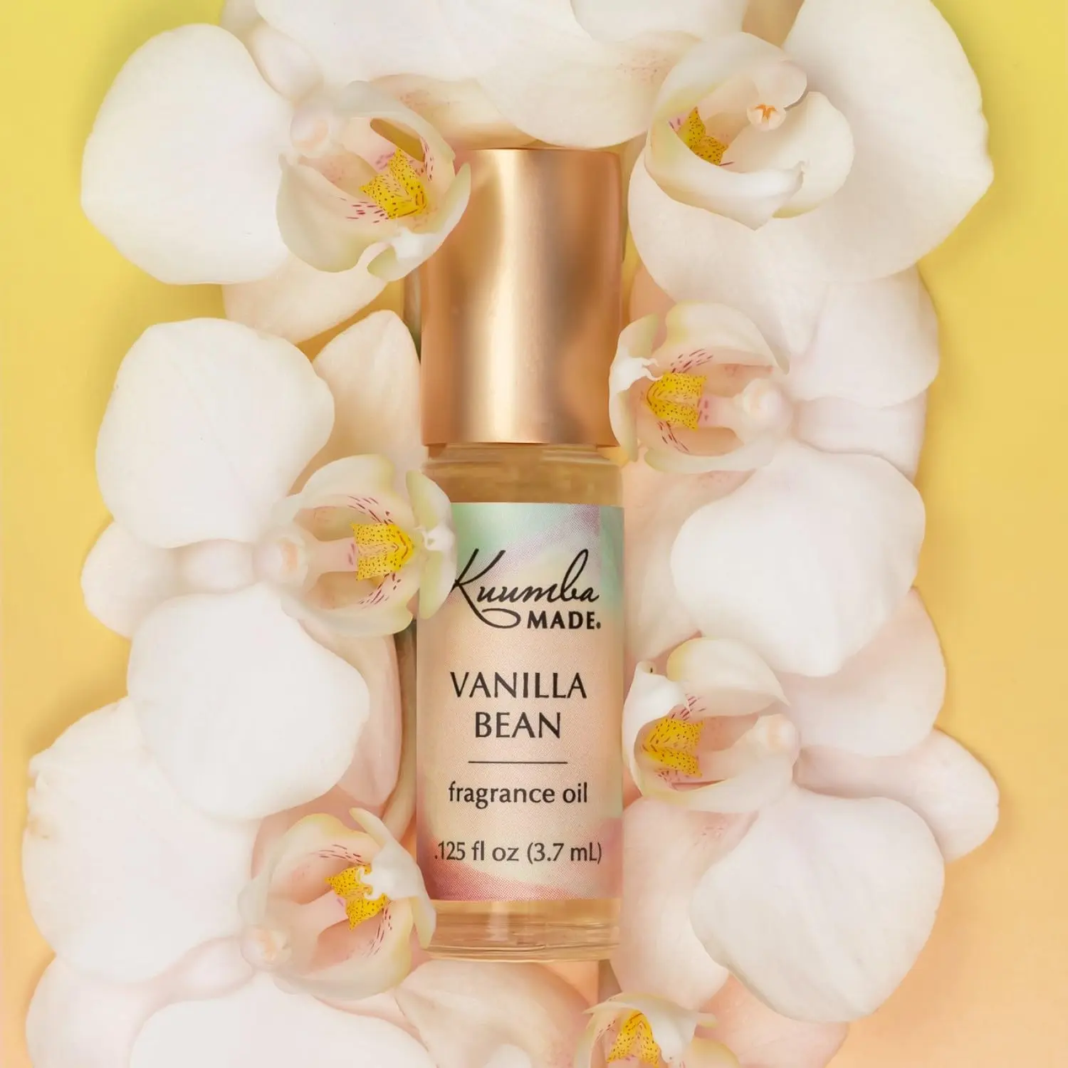 Kuumba Made Vanilla Bean Roll-On Perfume – Pure, Alcohol-Free Fragrance in a Pocket-Sized Roller Kuumba Made