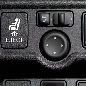 Eject Blank Button Decal for Car | Blank Button Car Sticker | Eject Passenger Button Decal | Blank Decal for any type of car H