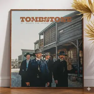 Vintage Aesthetic Western Movie Wall Art Retro Cowboy Group Poster for Gallery Wall Decoration poster unframe, any size