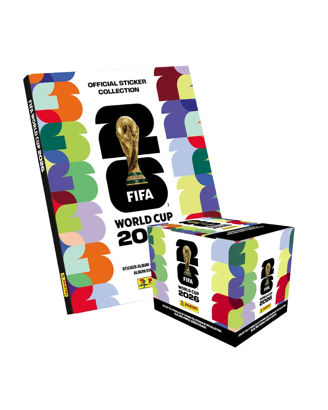 Panini® FIFA World Cup LIMITED HARD COVER Album + ONE LARGE Sticker Box (50 Packs Total)
