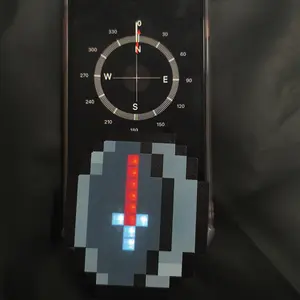 Pixel Compass Toy Keychain Gift - Perfect for Friends, Birthdays and Game Lovers Gaming Memorable