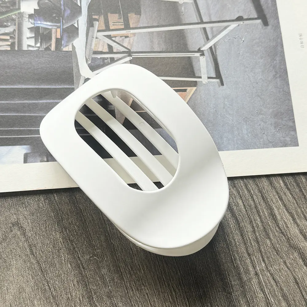 Porcelain white matte finish