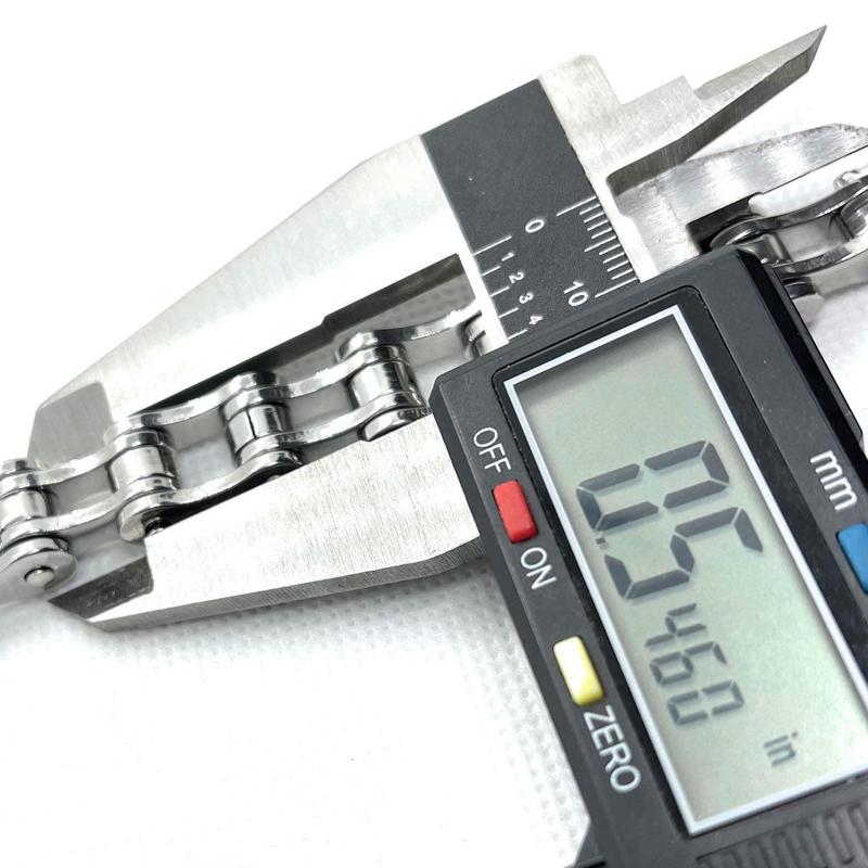 8-1/2" x 1/2" Stainless Steel Motorcycle Chain Bracelet (4 Colors)