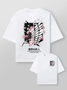 Attack On Titan Wings of Freedom Anime Graphic Tee - High-Res Vector Unisex Streetwear Top, AOT Manga Casual T-Shirt for Men & Women