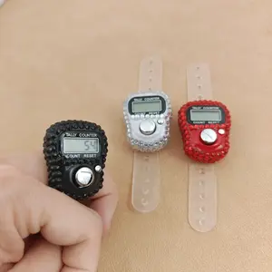 Multi-Pack Woman Counter Clicker Electronic Ring Counters Finger for Prayer, Record Traffic, Sports, Hindu Tracking Rug Tasbih Tasbeeh Click Beads Knitting Zikr Chanting Muslims Fidget, People Inventory Goods Counting, Lap Crochet, Score, Golf, Game