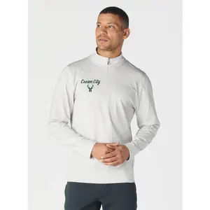 2025-26 City Edition Cream City Milwaukee Bucks 1/4 Zip Pullover