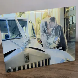 Sublimation Glass Picture 8x10 - Personalized Photo Frame for Couples and Weddings