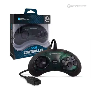 Hyperkin GN6 Controller for Genesis, Eight Way Directional Pad, 6ft Cable, Retro Gaming, Controllers, Classic Gaming,  D Pad, Wired Controller