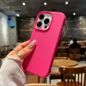 Phone case for iphone 17 16 15 14 13 12 11 case ,Solid color leather texture mobile phone case, iphone 17 pro max phone cases,cute phone cases,high-end anti-fall simple soft case, for Men Women Girls ﻿