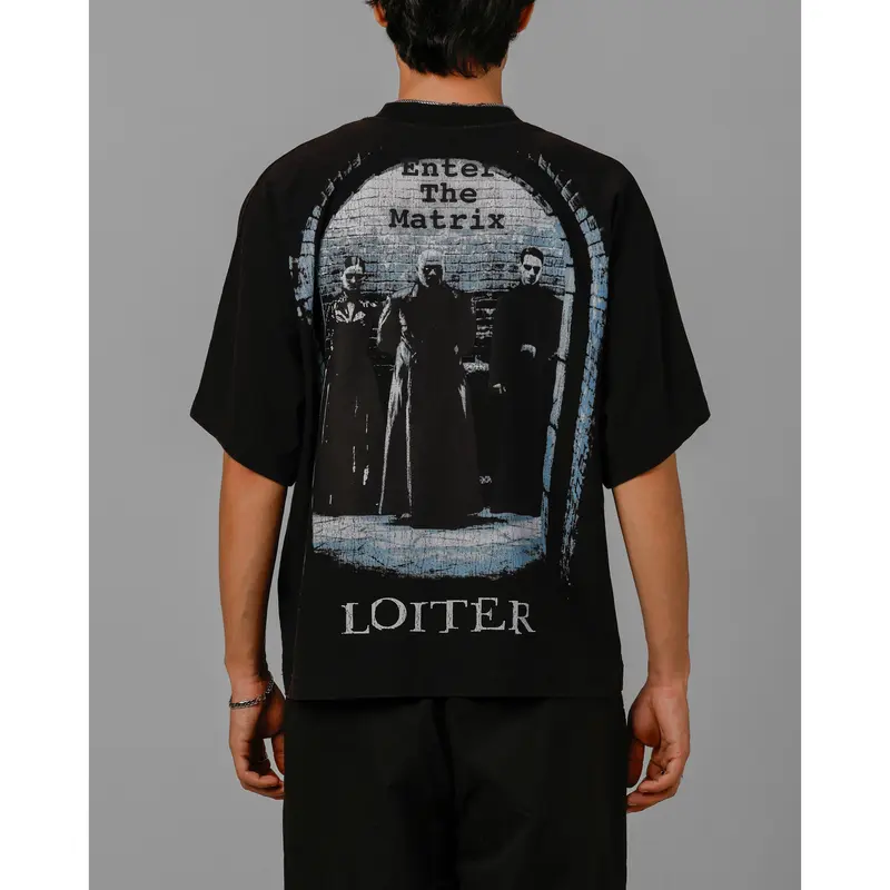 Loiter The Matrix Boxy T-Shirt Washed Black