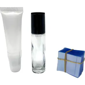 Clear Perforated Shrink Band for Lip Gloss Squeeze Tubes (Pack of 250)