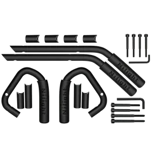 Nilight 2007 2008 2009 2010 2011 2012 2013 2014 2015 2016 2017 2018 Jeep Wrangler JK JKU Front Rear Grab Aluminum Roll Bar Grip Handles