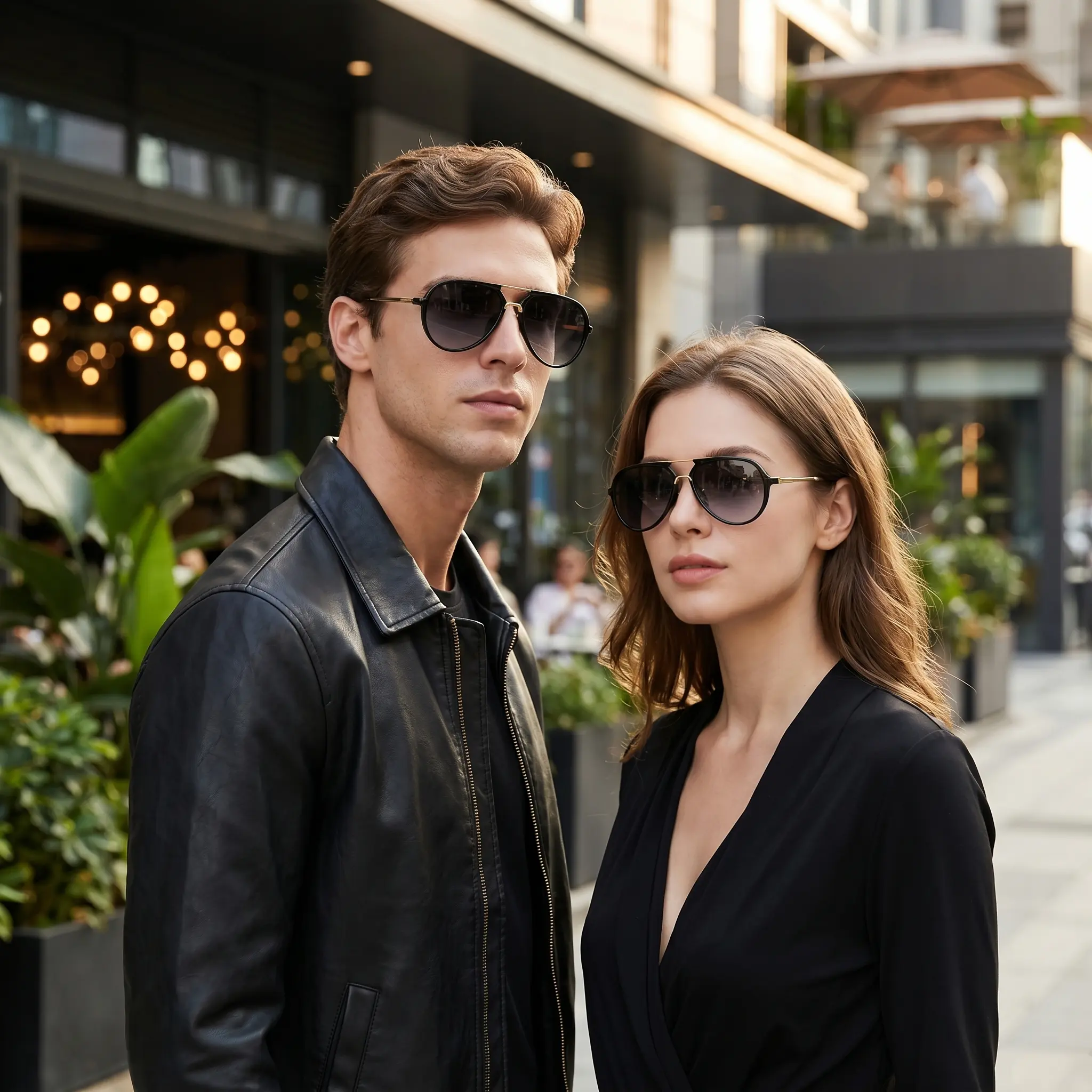 Classic Aviator Sunglasses Unisex Fashion Outdoor Driving Shades