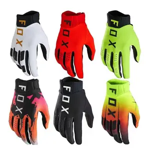 FOX gloves bicycle colorful off-road motorcycle riding mountain bike gloves long finger wear-resistant breathable