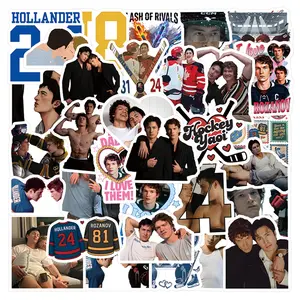 60 Pcs Dual Cartoon Creative Stickers, Waterproof Decorative Decals for Water Bottles & Computers, Trendy DIY Decoration