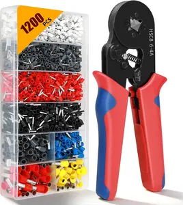 Multifunctional Wire Terminal Crimping Tool, 1 Set Wire Crimping Tool Kit, Wire Crimping Tool Kit with Box, Vlogging Kit, Heavy Duty, Wirepliers, Hand Tools & Dealsforyoudays