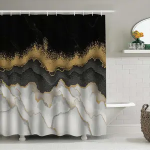 Soft Bathroom Curtain, Washable Privacy Cloth, Classic Style Small Stall Shower Curtain, Ideal for Hotel Bathrooms