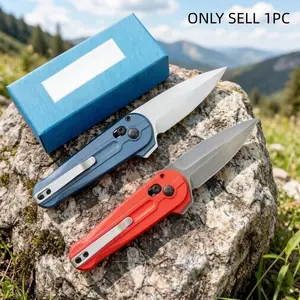 1pc 491 Fruit Knife, High Hardness Blade, Cnc Precision Durable Craft, Camping Fishing Companion, Men's Gift, Perfect Present