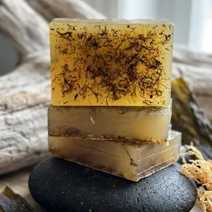 Handmade artisanal chamomile  decorative stone