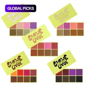 Curve Case Pressed Powder & Brush Makeup Palette Set - Made By Mitchell #GLOBAL PICKS Curve Case Pressed Powder & Brush Makeup Palette Set - Made By Mitchell #GLOBAL PICKS