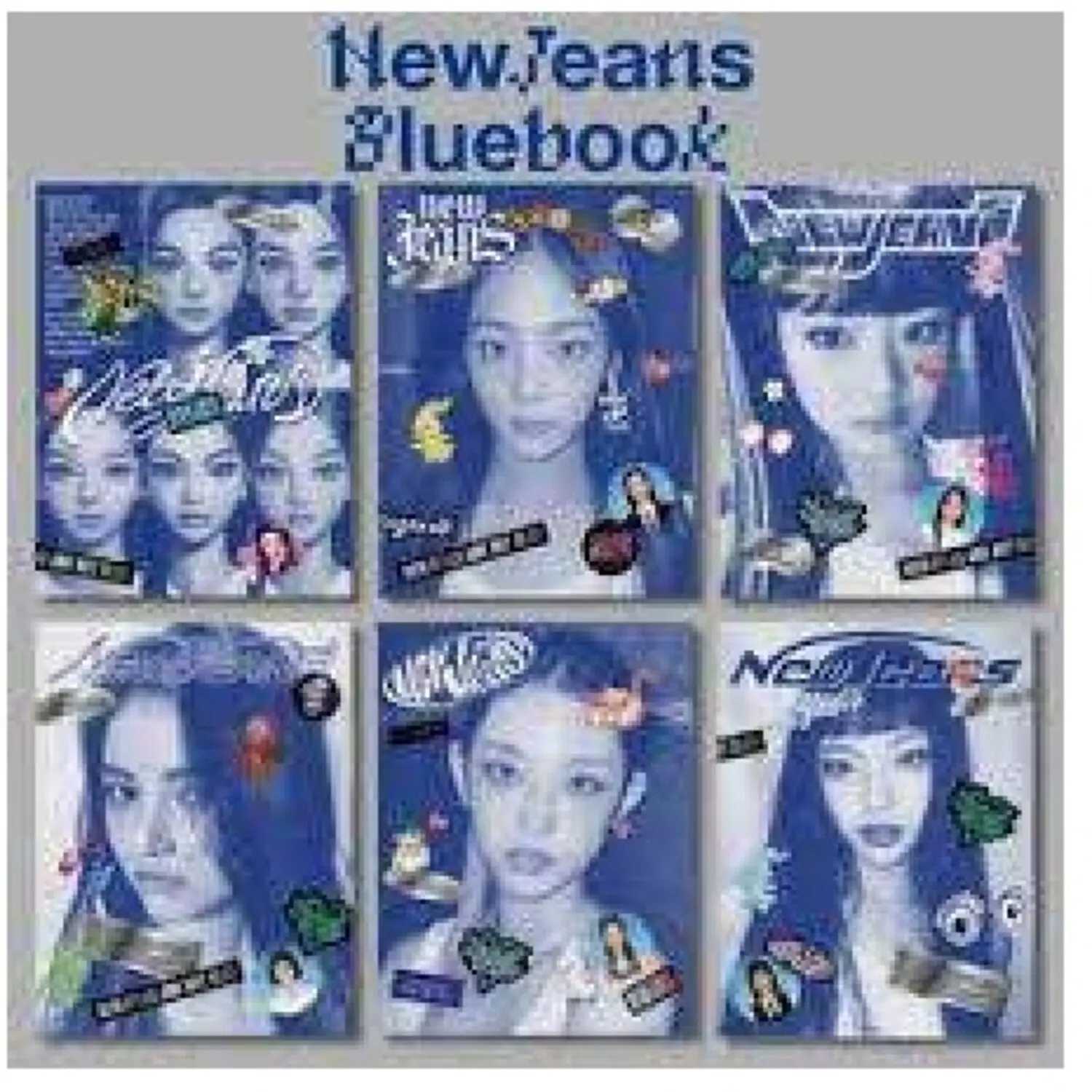 Newjeans 1st EP Album (Bluebook Ver. - 6 Different EP Covers, Random Version) [Compact Discs - CD] by Bighit Entertainment, Music Band with Photos, Poster, Stickers, Ep Release