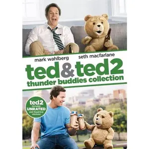 Ted / Ted 2 (Unrated)  [DVD Video Disc] 2 Pack, Slipsleeve Packaging, Snap Case