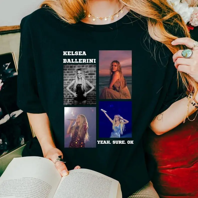 Vintage Kelsea Ballerini Tshirt, Kelsea Ballerini Fan Merch, Retro Country Music Kelsea Tee, Unisex Yeah Sure Okay Shirt Tee, Music Shirt,