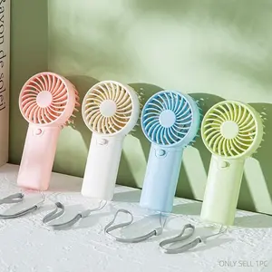 5-inch Portable Fan-battery Powered, Travel Fan, Silent Personal Desktop Fan, Rechargeable Wind Fan, Suitable for Bedroom, Camping and Outdoor Use Battery Powered (Batteries Not Included)