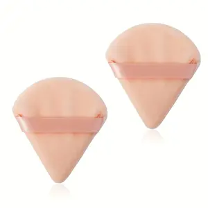 Soft and triangular loose powder brush, Triangle Powder Puff, Beauty Puff, ideal for creating a perfect makeup look - perfect for both beginners and professional makeup artists to use
