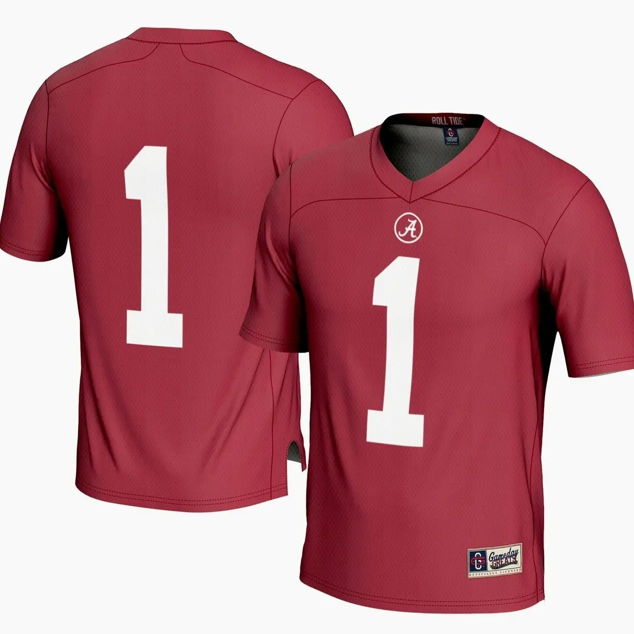 #1 Alabama Crimson Tide GameDay Greats Football Jersey - Crimson