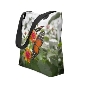Butterflies on Lantana Flowers Tote bag