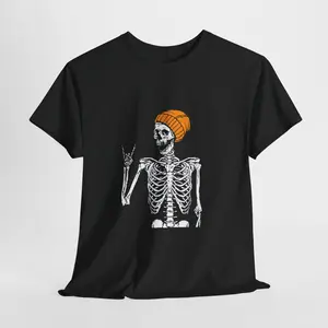 Skeleton with Beanie Halloween Unisex T-shirt