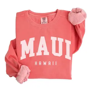 Comfort Colors Maui Sweatshirt | Hawaii Travel Gift | Family Trip Matching Crewneck