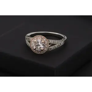 18k Gold Fill Pave Stacking Ring - Micro CZ Nickel-Free Tarnish Resistant