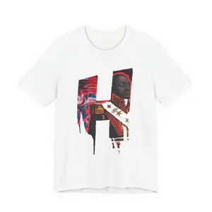 Toussaint Louverture H Portrait Tee | Red Black H Letter