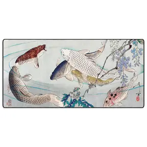 Bijutsu Collection I- Full Desk Mousepad for gaming or working - USA Printed mousepads + desk pads.