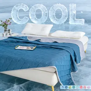 High-Efficiency Cooling Air Conditioner Summer Blanket, Air Conditioning Blanket, Strong Temperature Reduction, Lightweight Breathable Soft, Perfect Gift
