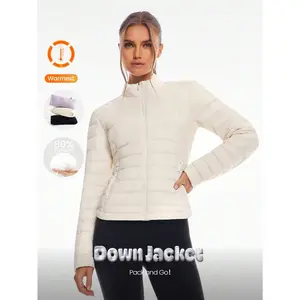 GLOWMODE DreamLyx Chill Soft Smooth Warm Lightweight Sweat-Wicking Water-Repellent Slim-Fit Down-Proof Puffer Jacket Autumn Winter Outdoor Daily Casual