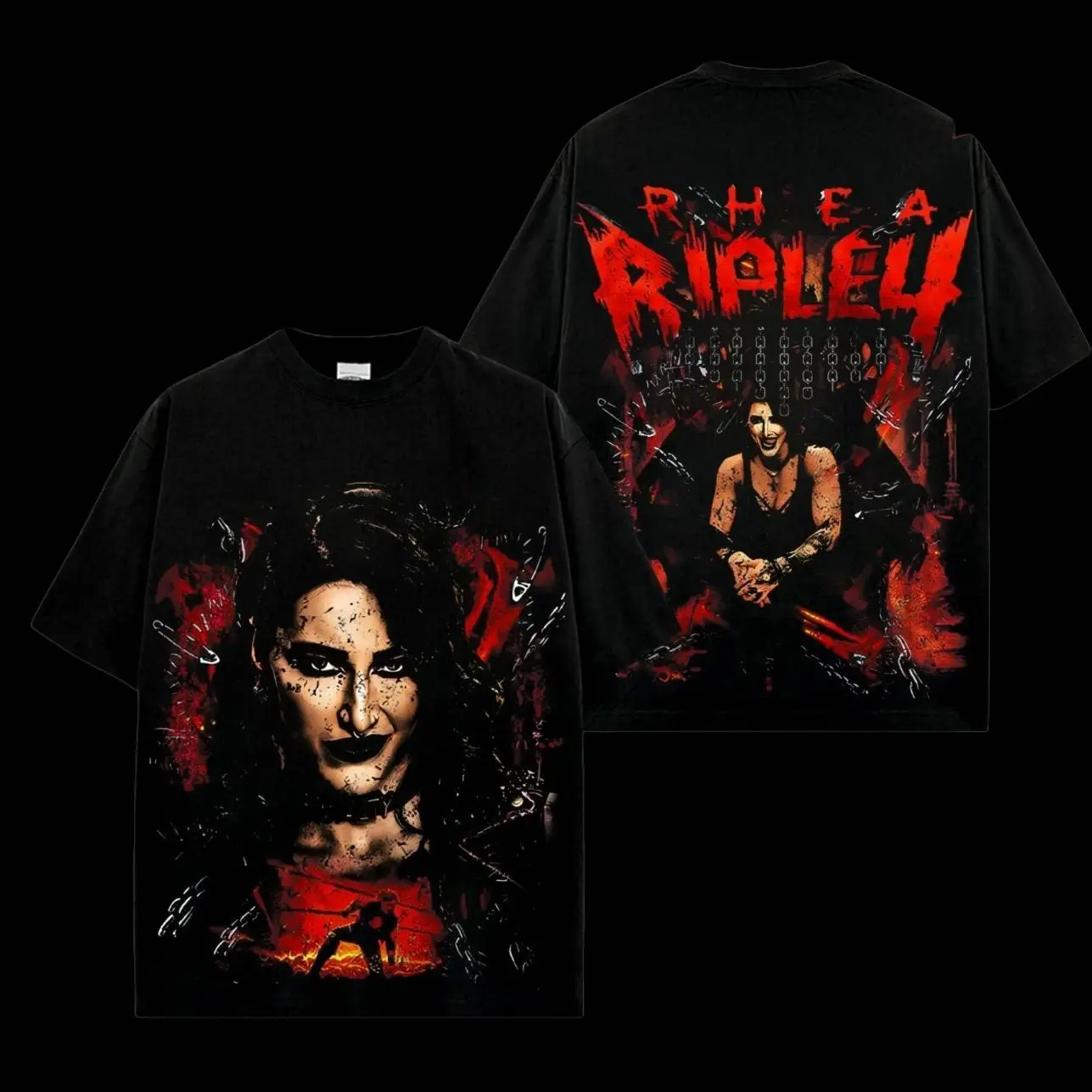 Rhea Ripley "Mami" v2 WWE Legend Premium Wrestling T Shirt 100% Cotton T-Shirt The Charismatic Army, Team Xtreme Shirt, WWE Fans Shirt, WWE Event Outfit SWI