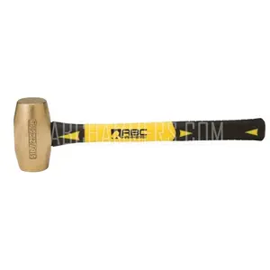 ABC Hammers ABC5BFB 5 lbs Brass Hammer with 12 in. Fiberglass Handle