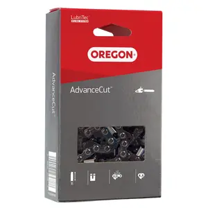 Oregon 72V072G D72 Chainsaw Chain Full Chisel Chainsaw 20" 3/8" Pitch .050" Gauge 72 Dl Low-Kickback Gray