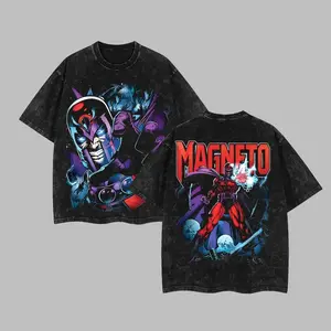 Magneto Xmen Supervillain MCU Comic Retro Unisex Acid Washed Hoodie, T-shirt, Super Hero Movie Man Clothes Cotton designer shirts Movie Shirt, graphic tees, men gifts, ,Graphic Streetwear T-shirt Crew Neck Graphic T-Shirt J18 SPW