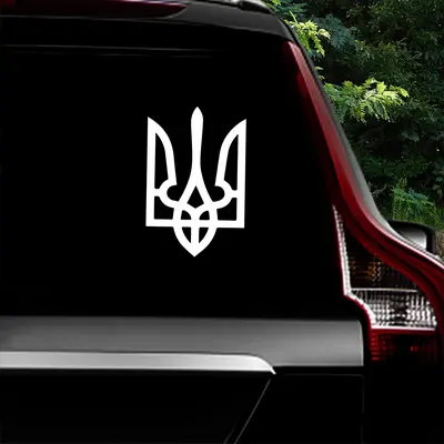 UKRAINIAN FLAG VINYL DECAL STICKER CAR WINDOW GLORY TO UKRAINE - Foto 11
