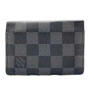 Pre-owned Louis Vuitton As Seen On Screen As Seen On Screen M309 Damier Graphite Pocket Organizer Card Wallet $499