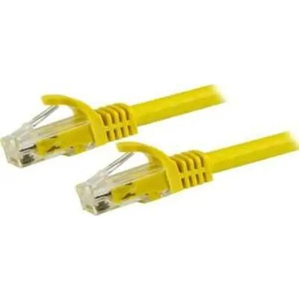 Startech N6PATCH20YL 20 ft U/UTP Shielded RJ-45 Network Cable - Polyvinyl Chloride Construction, High-Speed Data Transfer